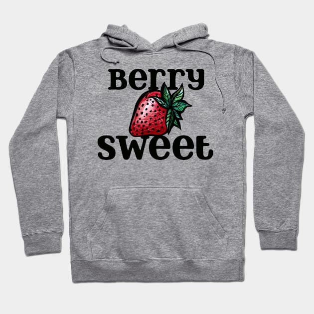 Berry Sweet Strawberry Hoodie by bubbsnugg